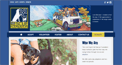 Desktop Screenshot of lostdogrescue.org